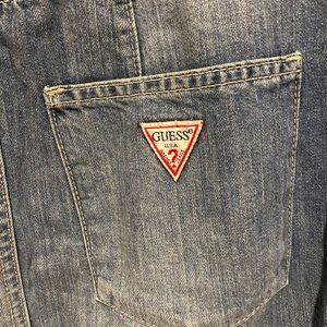 Retro inspired Guess Jeans denim pencil skirt